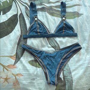 Stylish Blue Bikini Bottom